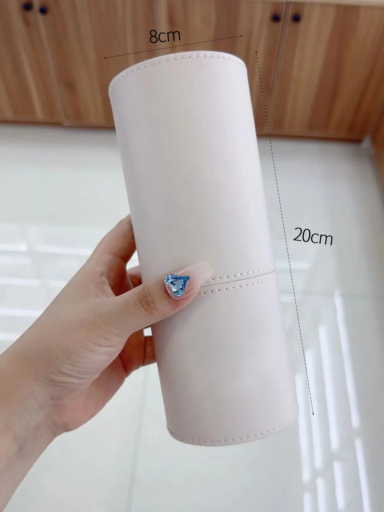 Large Capacity Cylinder Makeup Brush Organizer