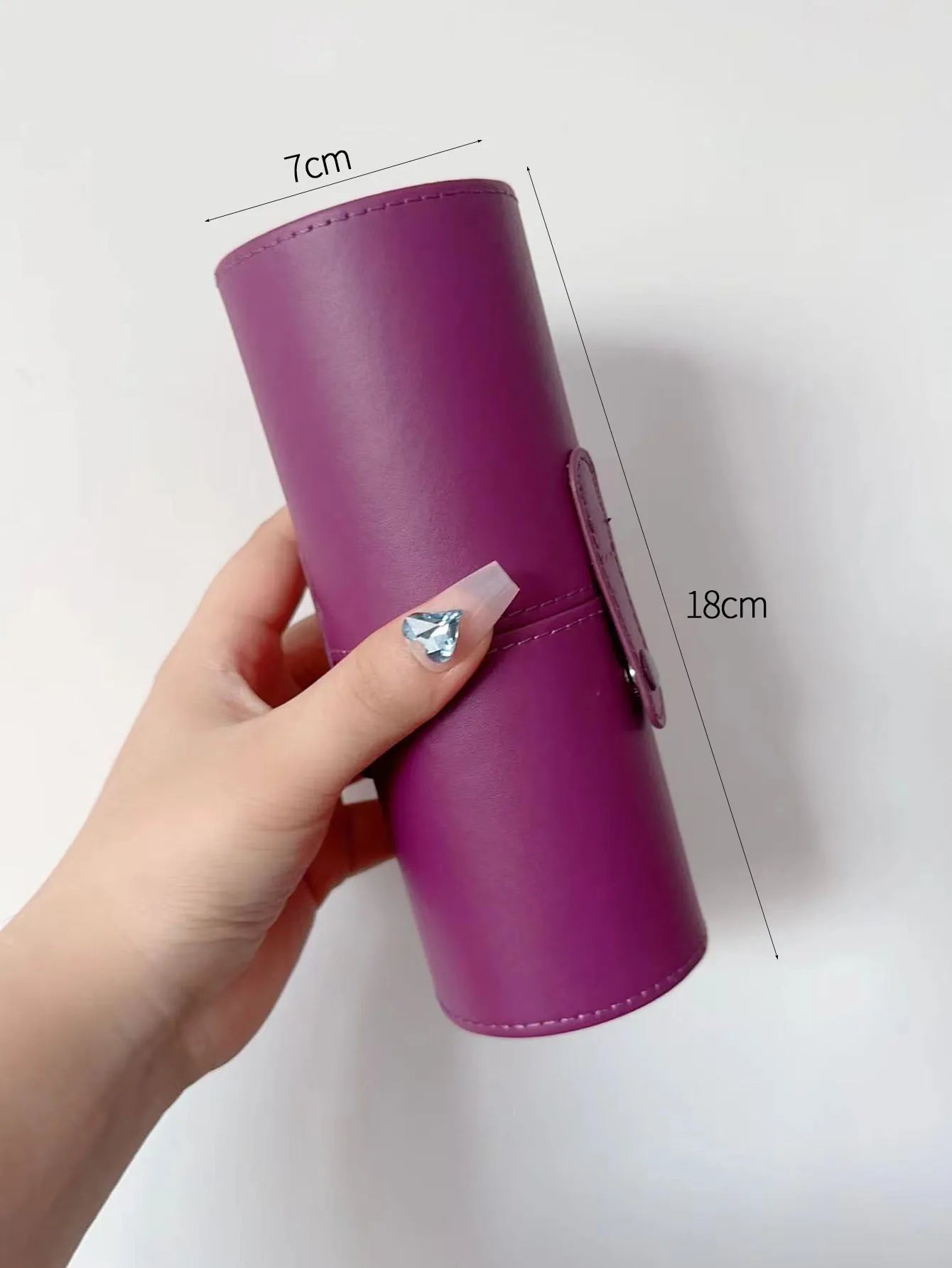 Large Capacity Cylinder Makeup Brush Organizer