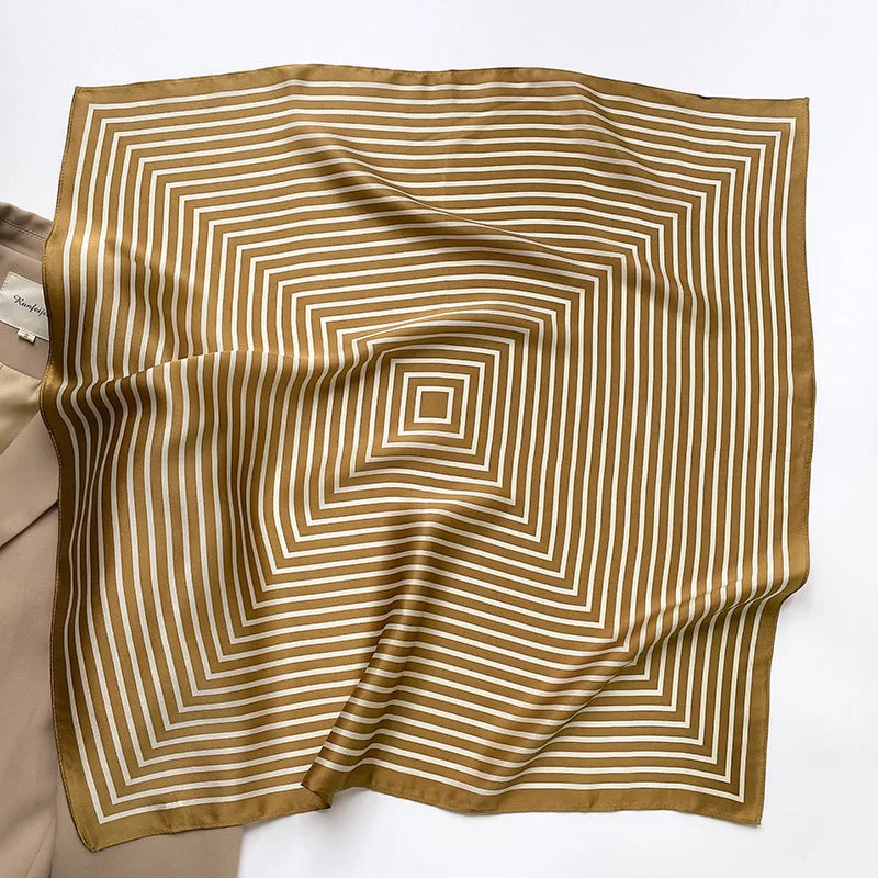 Elegant 100% Natural Silk Square Scarf